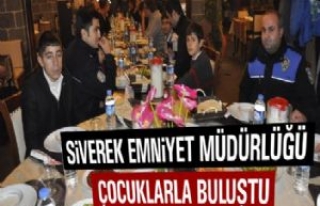 Emniyet Müdürlüğü Çocuklarla Buluştu