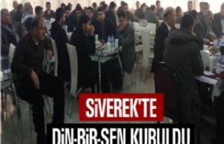 Siverek'te Din-Bir-Sen Kuruldu