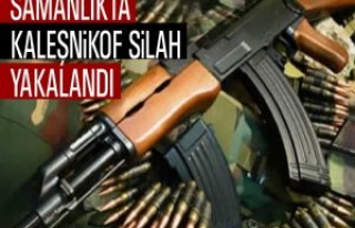 Samanlıkta Kaleşnikof Silah Yakalandı