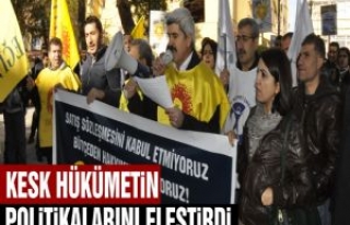 KESK Hükümetin Politikalarını Eleştirdi 