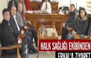 Halk Sağlığı Ekibinden Erkal'a Ziyaret