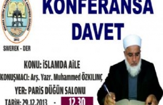 Siverek-Der'den 'İslamda Aile' Konulu Konferans