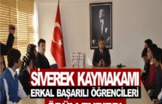 Siverek Kaymakamı Erkal Başarılı Öğrencileri...