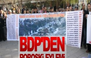 BDP İlçe Teşkilatı Roboski İçin Yürüdü