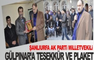 Ak Parti Milletvekili Gülpınar'a Teşekkür...