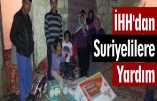 İHH'dan Suriyelilere Yardım