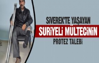 Siverek'te Yaşayan Suriyeli Mültecinin Protez...