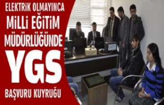 Milli Eğitim Müdürlüğünde YGS Başvuru Kuyruğu