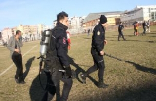 Polis Futbolculara Biber Gazı İle Müdahale Etti