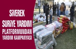 Siverek Suriye Yardım Platformundan Yardım Kampanyası...