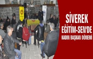 Siverek Eğitim-Sen'de Kadın Başkan Dönemi