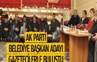 AK Parti Belediye Başkan Adayı Gazetecilerle Buluştu...