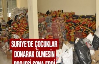 Suriye'de Çocuklar Donarak Ölmesin Projesi Sona...