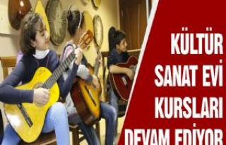 Kültür Sanat Evi Kursları Devam Ediyor