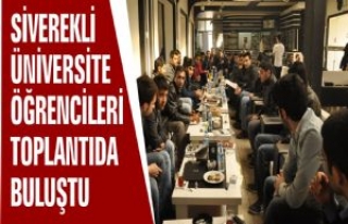 Siverekli Üniversite Öğrencileri Toplantıda Buluştu