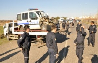 Siverek'te Kaza 2'si Polis 5 Yaralı