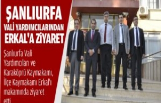 Şanlıurfa Vali Yardımcılarından Erkal'a Ziyaret