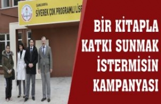 Bir Kitapla Katkı Sunmak İstermisin Kampanyası 