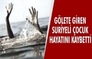 Gölete Giren Çocuk Yaşamını Yitirdi