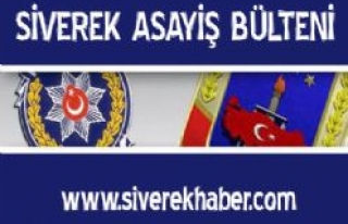 Siverek'te Son 24 Saat Asayiş Haberleri