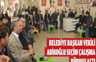 Belediye Başkan Vekili Abikoğlu Seçim Çalışma...