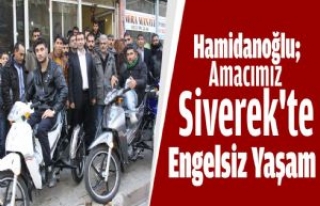 Siverek Belediyesi Engellesiz Yaşam Projesi Devam...