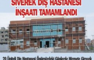 Diş Hastanesi İnşaatı Tamamlandı