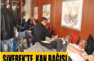 Siverek'te Kan Bağışı