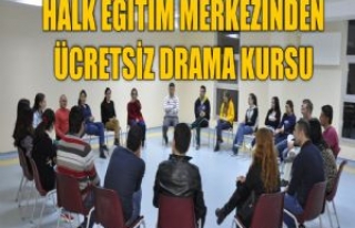 Halk Eğitim Merkezinden Ücretsiz Drama Kursu
