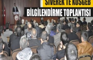 Siverek'te KOSGEB Bilgilendirme Toplantısı 