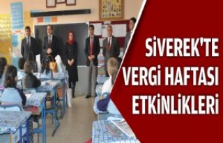 Siverek'te Vergi Haftası Etkinlikleri