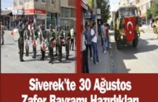 Siverek'te 30 Ağustos zafer bayramı hazırlıkları