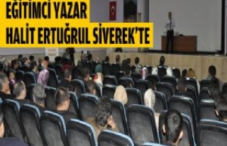 Eğitimci Yazar Halit Ertuğrul Siverek'te