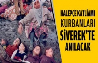 Halep'çe Katliamı Kurbanları Siverek'te...