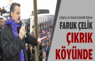 Bakan Çelik Ve Gülpınar Çıkrık Köyünde