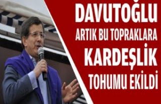 Dişişleri Bakanı Davutoğlu Siverek'te