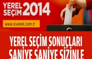 YEREL SEÇİM SONUÇLARI SANİYE SANİYE SİZİNLE