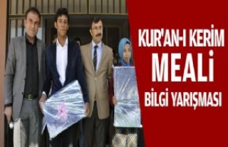 Kur'an-ı Kerim Meali Bilgi Yarışması 