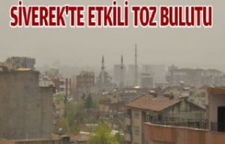 Siverek'te Etkili Toz Bulutu