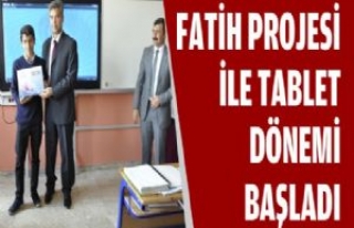 Fatih Projesi İle Tablet Dönemi Başladı