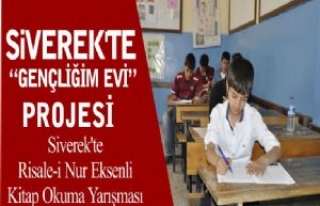 Siverek'te 'GENÇLİĞİM EVİ' PROJESİ