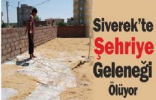 Siverek'te şehriye geleneği ölüyor