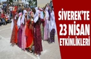 SİVEREK'TE 23 NİSAN ETKİNLİKLERİ