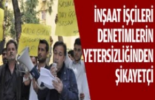 İnşaat İşçilerinden Basın Açıklaması