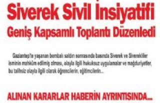 Siverek Sivil İnsiyatifi Toplantısı Yapıldı