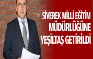 Milli Eğitim Müdürlüğüne Yeşiltaş Getirildi