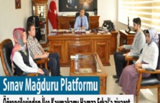 Sınav Mağduru Platformu Üyelerinden Erkal'a...