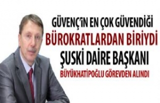 ŞUSKİ Daire Başkanı Görevden Alındı