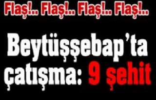 Beytüşşebap'ta çatışma: 9 şehit