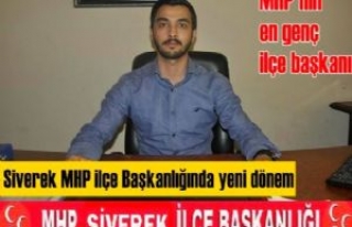 Siverek MHP ilçe Başkanlığında yeni dönem